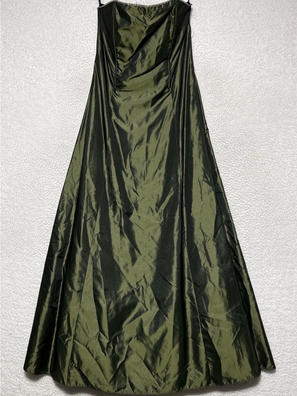 VTG Gunne Sax Dress Womens Green Holographic Y2K Whimsy Prom Millennium Size 9
